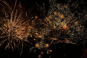 New Year's Eve. Fireworks. Urban. by Alie Ekkelenkamp