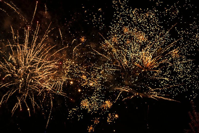 Silvesternacht. Feuerwerk. Urban. von Alie Ekkelenkamp