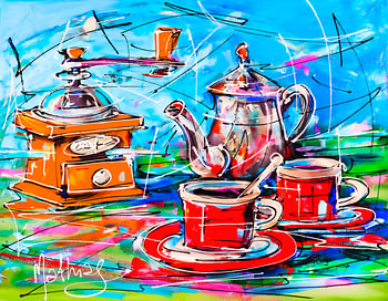 Still Life, Coffee Set