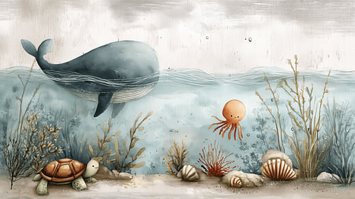 Friends in the silent underwater realm