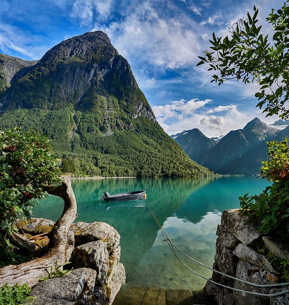 View from Hjelle, Stryn, Norway by qtx