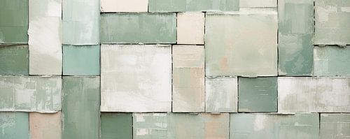 Grün Pastell 157.97 von ARTEO Gemälde