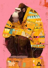 Gorille moderne sur La collection ARTEO