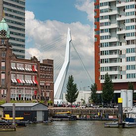 Skyline Rotterdam van 24 liquidmedia