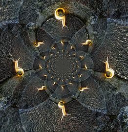 slakje/snail van Saskia Toonen