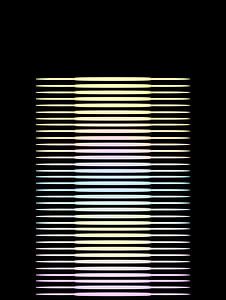 Japanische Kunst in Retro Farben
