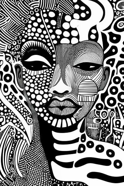 African woman by Black Coffee