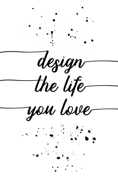 TEXT ART Design the life you love von Melanie Viola