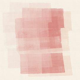 Formes abstraites aux couleurs pastel douces sur Art minimaliste abstrait