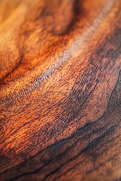 Houten oppervlak met fijne nerf van Poster Art Shop