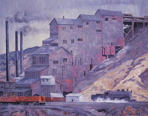 At Madrid Coal Mine, New Mexico - Carl Redin