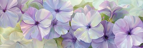 Gartenblumen-Gemälde | Unendliche Blüte Aura