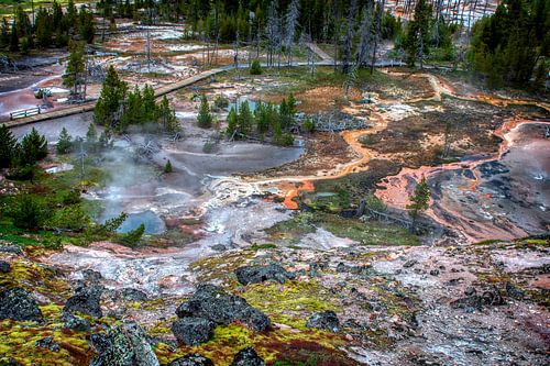 Yellowstone Paint Pots by Marcel Wagenaar