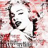 Peinture Marilyn Monroe | Œuvre pop art par Kunst Company