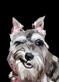 Schnauzer Hund Vektor von IHSANUDDIN .
