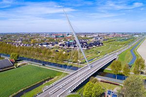 Calatrava brug, Nieuw-Vennep van Michel Sjollema