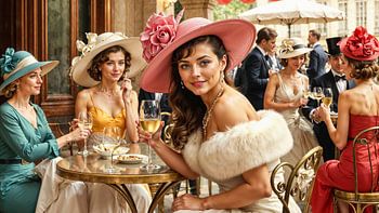 Champagne and Charm - Elegance on the Terrace