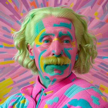 Pop Art "ALBERT in LOVE" van oliver steiner