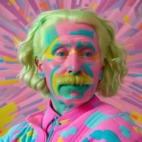 Pop Art &quot;ALBERT in LOVE&quot; by oliver steiner