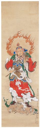 Kawanabe Kyōsai - Boy's Day Streamer and Banner with Demon Fighter Shōki