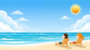 Sommerstimmung am Strand