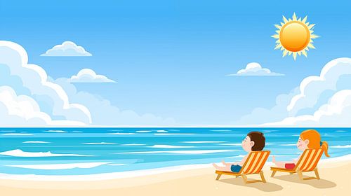 summervibes, aan het strand