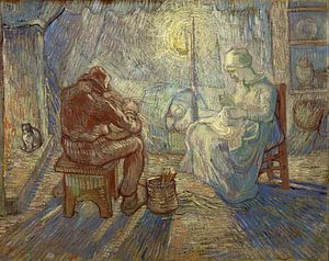 Vincent van Gogh. nacht (naar Millet)