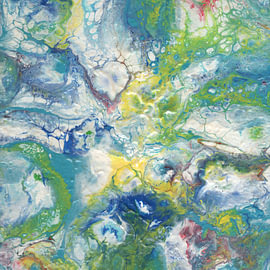 Fluid Art No. 98 von GreenART by Hubert Fenzl