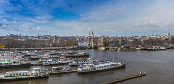 Amsterdam vanaf boven. van Hamperium Photography