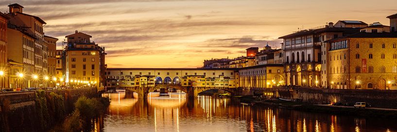 Florence - Ponte Vecchio  by Teun Ruijters