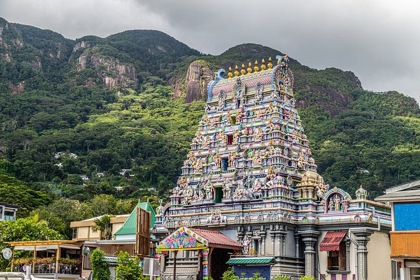Temple hindou à Victoria, Seychelles par Reiner Conrad
