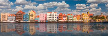 Handelskade in Willemstad Panorama #2