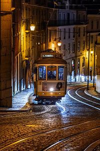 Historische Strassenbahn in Lissabon