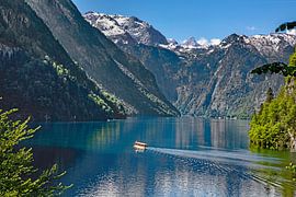 Boat trip on the Königssee in Berchtesgadener Land by t.ART