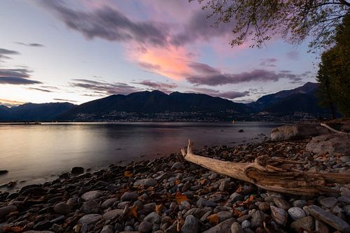 Coucher de soleil Lac suisse
