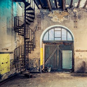 Die verlassene Wendeltreppe