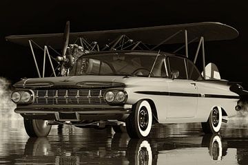 Chevrolet Impala : la voiture familiale des années 50 sur Jan Keteleer