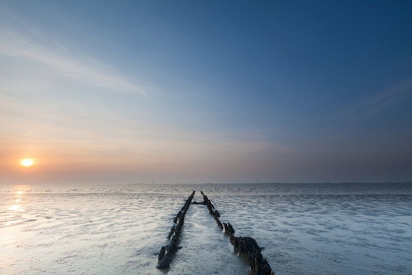 Zonsondergang bij de Punt van Reide van Ron Buist