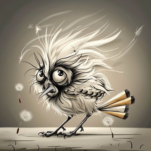 Ouch; Spines in my buttocks | Humour with Birds