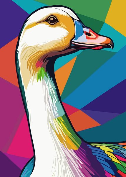 Goose Pop Art by MIROKKU