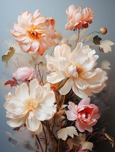 Pastel Floral Symphony by Your unique art