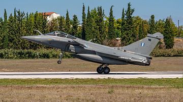 Nieuwste aanwinst Griekse luchtmacht: Dassault Rafale. van Jaap van den Berg