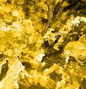 Feuer im Universum in Gelb von KW Malerei Miniaturansicht