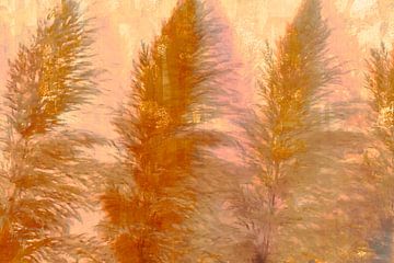 Fantasy meadow in warm colours by Mad Dog Art