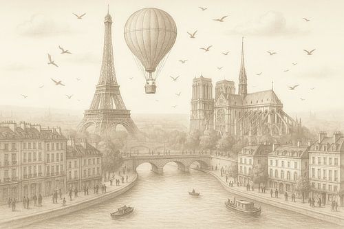 Dreaming of Paris by Artsy Inventor