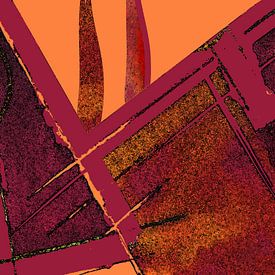 Thoughts in Orange 01 by Kerstin Franz