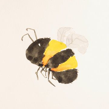 Bumblebee 1 van beangrphx Illustration and paintings