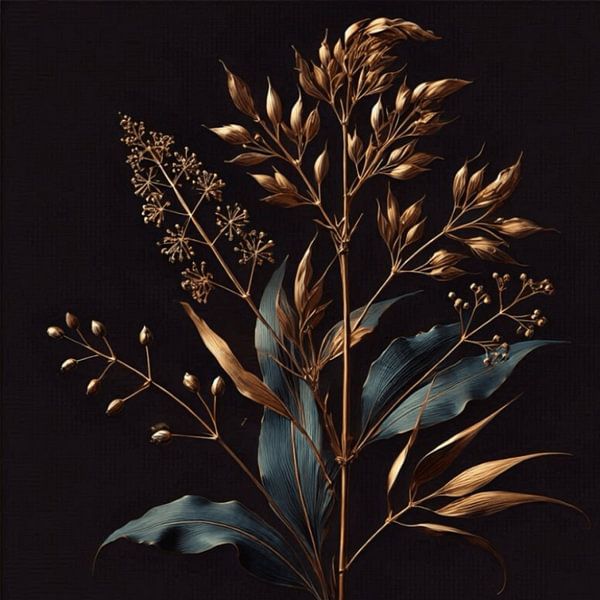 Botanic blue by CanvasbyCaro