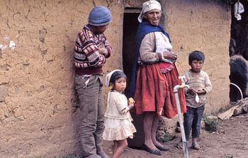 arme Familie von Peru