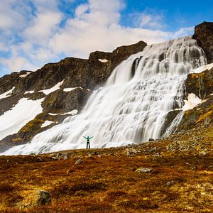 Bij de enorme waterval van Denis Feiner